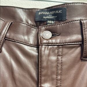 Banana Republic Brown Cropped Bootcut Pants